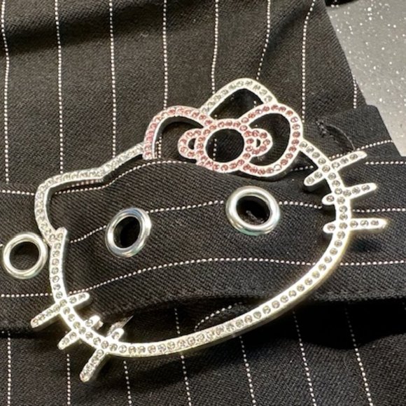 NWOT Hello Kitty Pinstripe Shorts | Size S - Picture 3 of 5